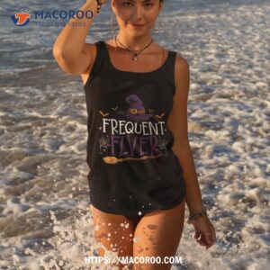 Frequent Flyer Witch Funny Halloween Witches Costume Shirt