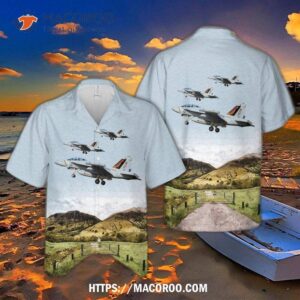 Friday  The Us Navy Electronic Attack Squadron Ea-18g Growler (vaq) 133 Wizards Had A Hawaiian Shirt Friday.