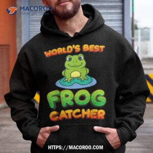 Frog Hunter Boys Girls Kids World’s Best Catcher Cute Shirt