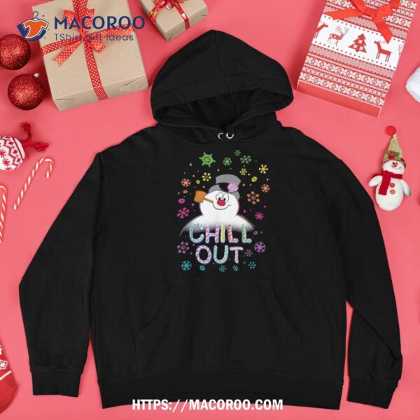 Frosty The Snowman Chill Out Portrait Shirt, Snowman Gifts For Christmas