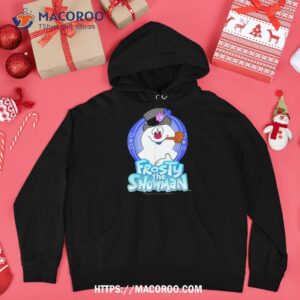 frosty the snowman portrait logo shirt snowmen gift hoodie
