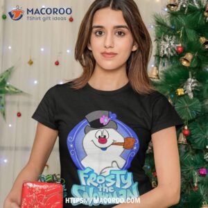 frosty the snowman portrait logo shirt snowmen gift tshirt 2