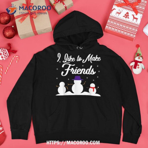 Fun Winter Christmas Snowman Snow Shirt, Beach Snowman