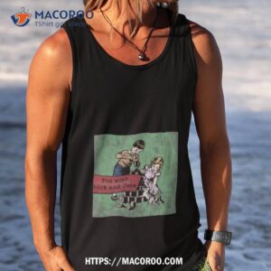 fun with dick and jane distressed shirt tank top