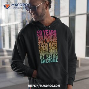 Funny 59th Birthday Shirt Old Meter 59 Year Gifts, Best Buy Gifts For Dad
