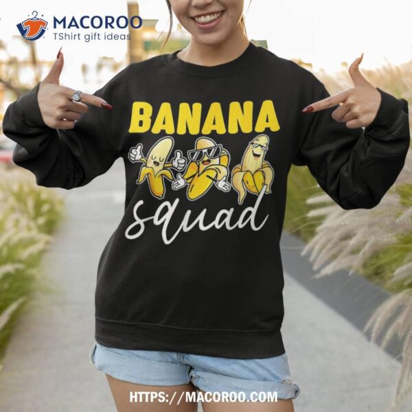 Funny Banana Squad Shirt Bananas Halloween Costume, Fun Halloween Gifts