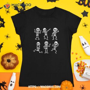 Funny Dancing Dance Skeletons Skull Halloween Tops Kids Boys Shirt, Skeleton Masks