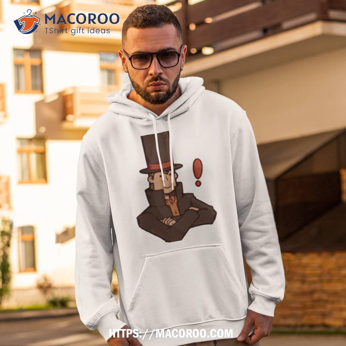 Funny Face Professor Layton Shirt Funny Face Professor Layton Shirt