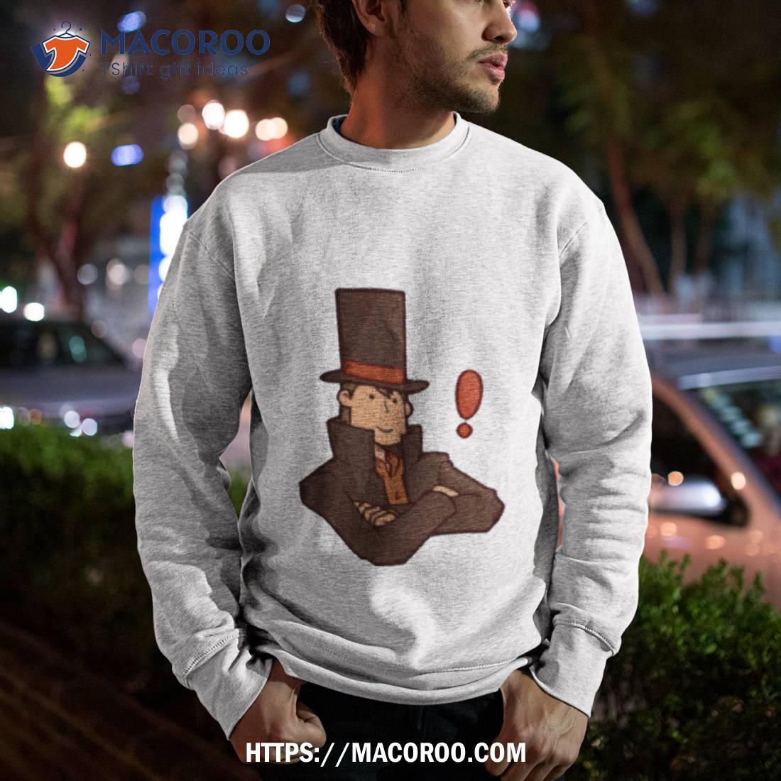 Funny Face Professor Layton Shirt Funny Face Professor Layton Shirt