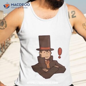 Funny Face Professor Layton Shirt 3 funny face professor layton shirt tank top 3