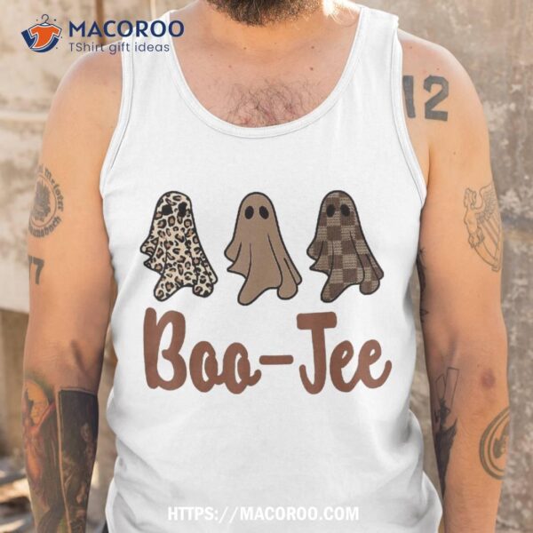 Funny Fall Halloween Ghost Boujee Boo-jee Spooky Season Cute Shirt, Cute Halloween Gifts