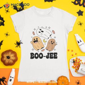 Funny Fall Halloween Ghost Boujee Boo-jee Spooky Season Cute Shirt, Skeleton Head