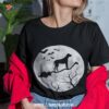 Funny Great Dane Flying Witch Costume Halloween Dog Mom Shirt