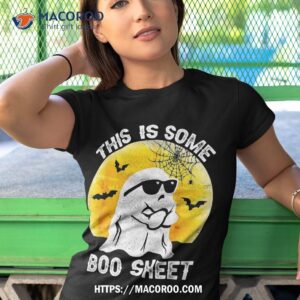 funny halloween boo ghost costume this is some sheet shirt tshirt 1 1