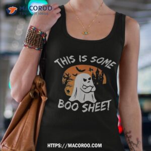 funny halloween boo ghost this is some sheet shirt tank top 4