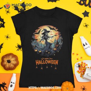 Funny Halloween Costume Ghost Witch Retro Vintage Shirt, Sugar Skull Pumpkin