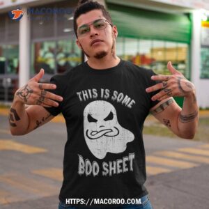 Funny Halloween Ghost This Is Some Boo Sheet Shirt