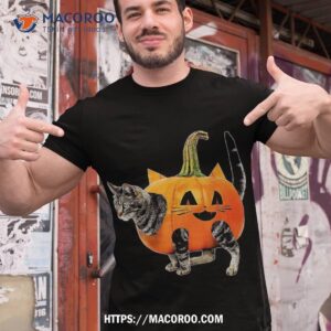 funny halloween jack o lantern pumpkin cat shirt for michael myers movie 2023 tshirt 1