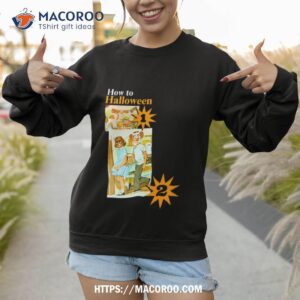 funny how to halloween print with dick and jane prinshirt sweatshirt 1
