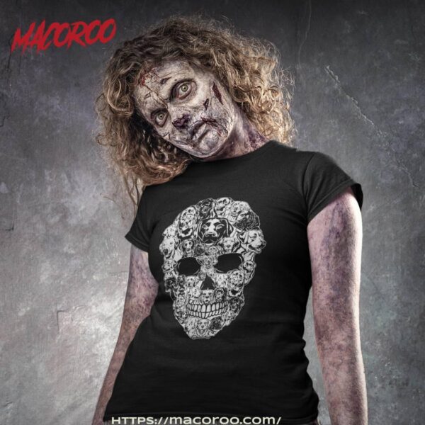 Funny Labrador Skull Dog Skeleton Halloween Costume Shirt, Skeleton Head