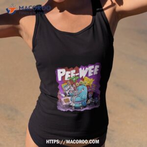 funny pee weethrow back vintage herman shirt tank top 2