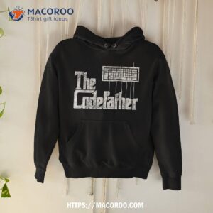 funny programmer dad gift the codefather vintage coder shirt best dad ever hoodie