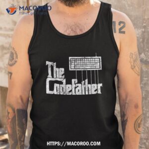 funny programmer dad gift the codefather vintage coder shirt best dad ever tank top