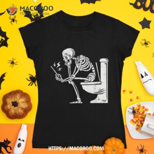 Funny Skeleton Halloween Costume Retro Skull Shirt, Skeleton Masks