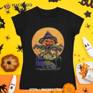 funny trick or treat halloween pumpkin shirt tshirt 1