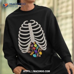 future dad skeleton rib cage shirts skull halloween candies shirt halloween skull sweatshirt
