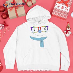 gay pride snowwoman lgbtq lesbian winter cute snow shirt snowman christmas gifts hoodie