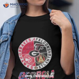 Georgia sports teams Falcons Bulldogs Braves Hawks shirt, hoodie