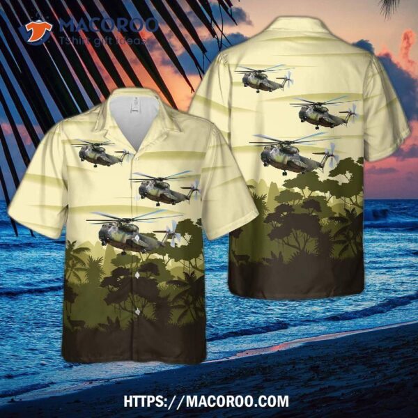 German Army Sikorsky (vfw-fokker) Ch-53g (s-65c-1) Hawaiian Shirt