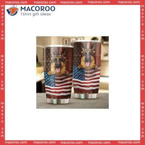 German Shepherd Dog American Stainless Steel Tumbler