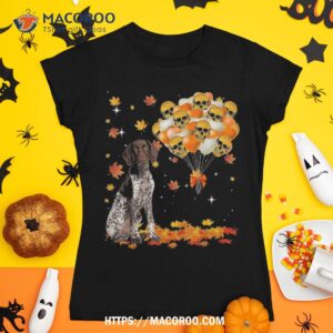 German Shorthaired Pointer Halloween Skull And Balloons Shirt, Spooky Scary Skeletons