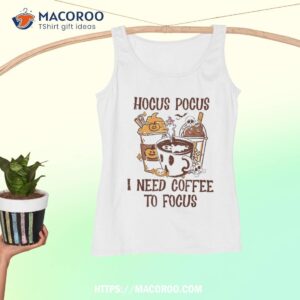 get spooked and caffeinated with our funny halloween coffee shirt halloween gifts for students tank top