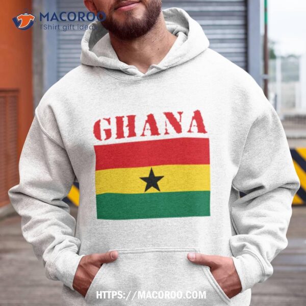 Ghana Colored Flag Shirt