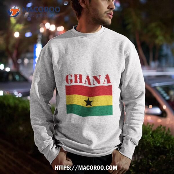 Ghana Colored Flag Shirt