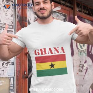 ghana colored flag shirt tshirt 1