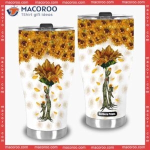 gift for mom sunflower stainless steel tumbler 1