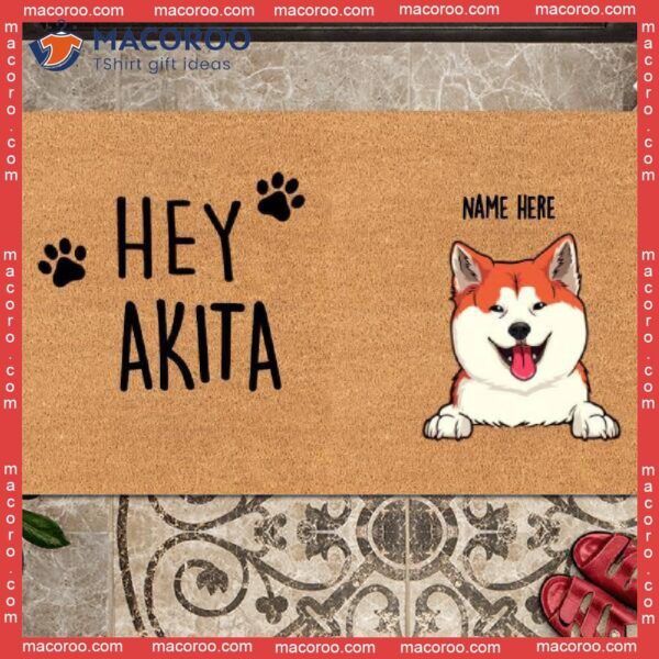 Gifts For Dog Lovers, Hey Dood Personalized Housewarming Gifts, Custom Doormat