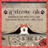 Gifts For Dog Lovers, Welcome-ish Custom Doormat, Depends On How Much You Like Dogs Outdoor Door Mat