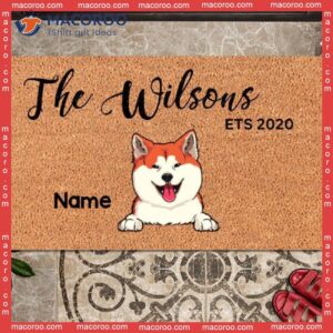 Gifts For Pet Lovers, My Family Personalized Housewarming Gifts, Custom Doormat