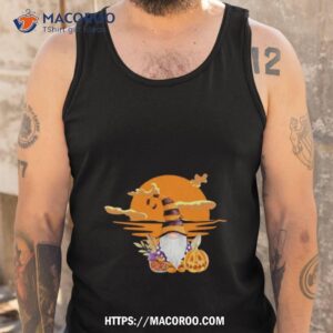 gnome sunset halloween 2023 shirt tank top