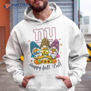 Gnomes Happy Fall Y’all New York Giants Shirt