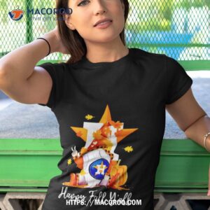Gnomes Houston Astros Happy Fall Y’all Shirt