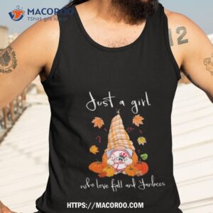 gnomes just a girl who love ball and yankees art design shirt tank top 3