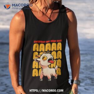 goat my head goes shirt tank top
