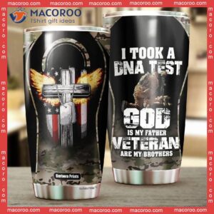 God Is My Father Veteran Stainless Steel Tumbler