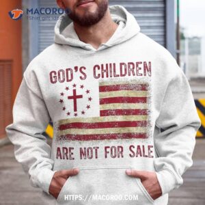 God’s Children Are Not For Sale Cross Christian Shirt, Simple Gifts For Dad